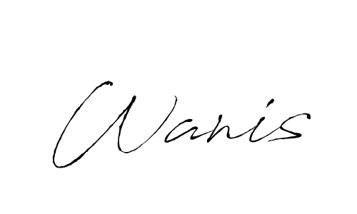 It looks lik you need a new signature style for name Wanis. Design unique handwritten (Antro_Vectra) signature with our free signature maker in just a few clicks. Wanis signature style 6 images and pictures png