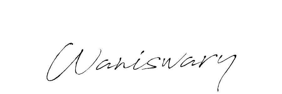 Once you've used our free online signature maker to create your best signature Antro_Vectra style, it's time to enjoy all of the benefits that Waniswary name signing documents. Waniswary signature style 6 images and pictures png