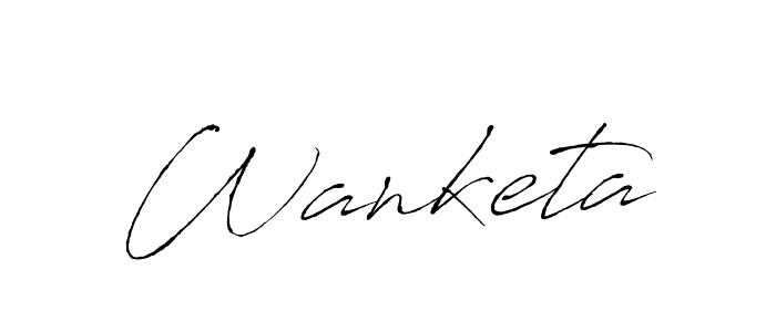 Best and Professional Signature Style for Wanketa. Antro_Vectra Best Signature Style Collection. Wanketa signature style 6 images and pictures png