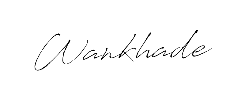 Make a beautiful signature design for name Wankhade. Use this online signature maker to create a handwritten signature for free. Wankhade signature style 6 images and pictures png