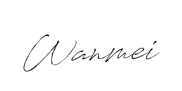 Once you've used our free online signature maker to create your best signature Antro_Vectra style, it's time to enjoy all of the benefits that Wanmei name signing documents. Wanmei signature style 6 images and pictures png