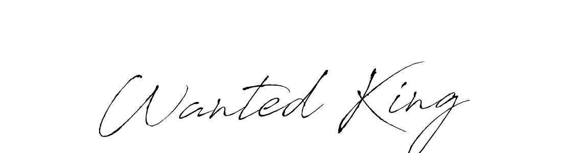 if you are searching for the best signature style for your name Wanted King. so please give up your signature search. here we have designed multiple signature styles  using Antro_Vectra. Wanted King signature style 6 images and pictures png