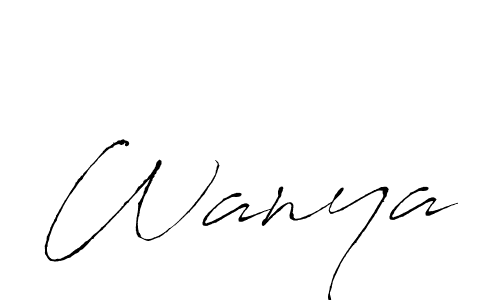 Similarly Antro_Vectra is the best handwritten signature design. Signature creator online .You can use it as an online autograph creator for name Wanya. Wanya signature style 6 images and pictures png