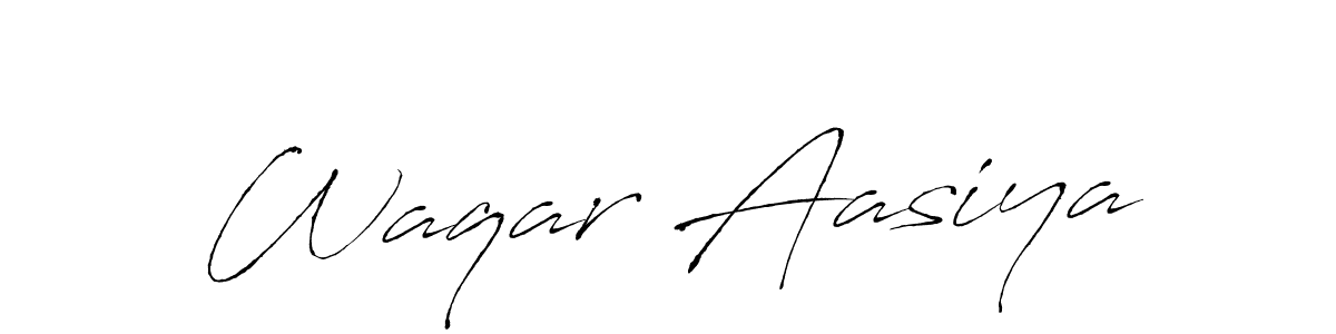 You should practise on your own different ways (Antro_Vectra) to write your name (Waqar Aasiya) in signature. don't let someone else do it for you. Waqar Aasiya signature style 6 images and pictures png