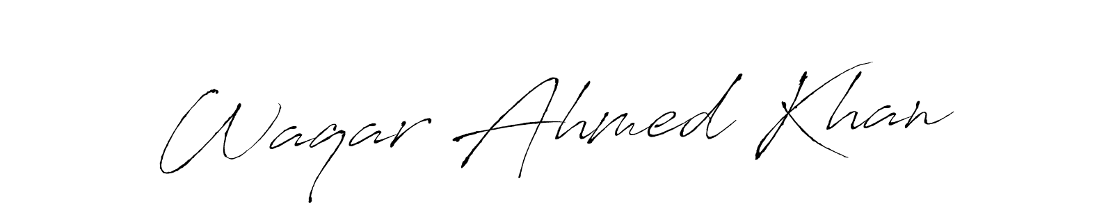 Once you've used our free online signature maker to create your best signature Antro_Vectra style, it's time to enjoy all of the benefits that Waqar Ahmed Khan name signing documents. Waqar Ahmed Khan signature style 6 images and pictures png