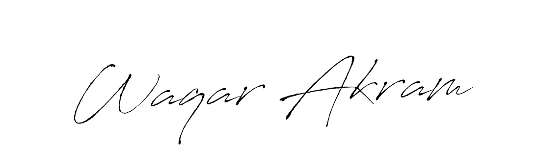 Make a beautiful signature design for name Waqar Akram. Use this online signature maker to create a handwritten signature for free. Waqar Akram signature style 6 images and pictures png