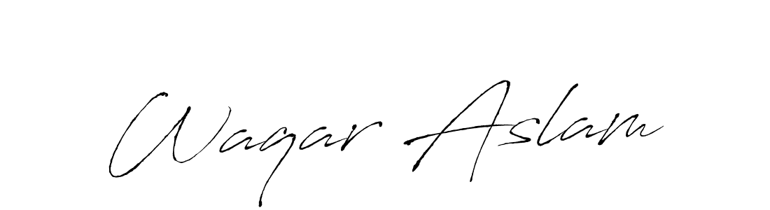 Also we have Waqar Aslam name is the best signature style. Create professional handwritten signature collection using Antro_Vectra autograph style. Waqar Aslam signature style 6 images and pictures png