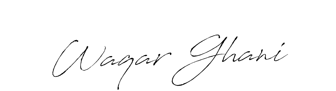 This is the best signature style for the Waqar Ghani name. Also you like these signature font (Antro_Vectra). Mix name signature. Waqar Ghani signature style 6 images and pictures png