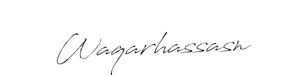 Waqarhassasn stylish signature style. Best Handwritten Sign (Antro_Vectra) for my name. Handwritten Signature Collection Ideas for my name Waqarhassasn. Waqarhassasn signature style 6 images and pictures png