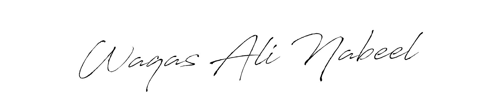 The best way (Antro_Vectra) to make a short signature is to pick only two or three words in your name. The name Waqas Ali Nabeel include a total of six letters. For converting this name. Waqas Ali Nabeel signature style 6 images and pictures png