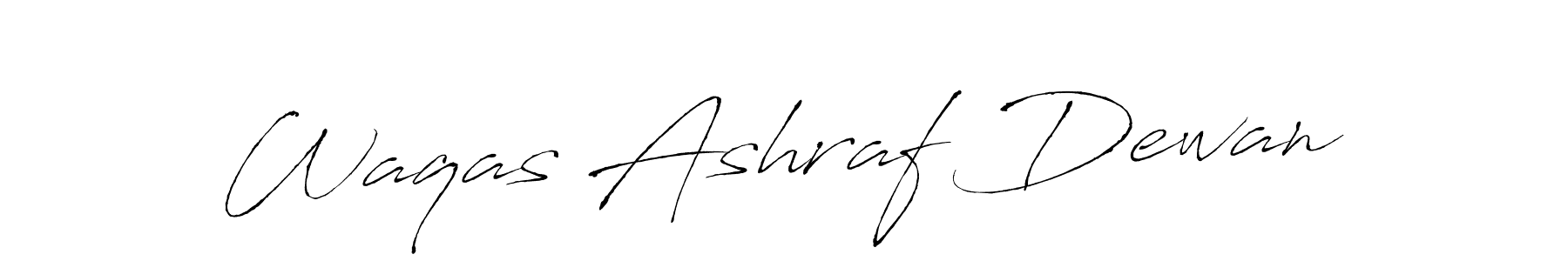 Use a signature maker to create a handwritten signature online. With this signature software, you can design (Antro_Vectra) your own signature for name Waqas Ashraf Dewan. Waqas Ashraf Dewan signature style 6 images and pictures png