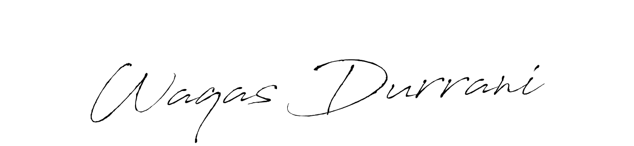 Use a signature maker to create a handwritten signature online. With this signature software, you can design (Antro_Vectra) your own signature for name Waqas Durrani. Waqas Durrani signature style 6 images and pictures png