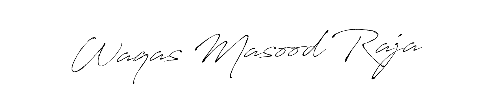 Also we have Waqas Masood Raja name is the best signature style. Create professional handwritten signature collection using Antro_Vectra autograph style. Waqas Masood Raja signature style 6 images and pictures png