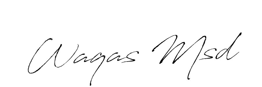 Best and Professional Signature Style for Waqas Msd. Antro_Vectra Best Signature Style Collection. Waqas Msd signature style 6 images and pictures png