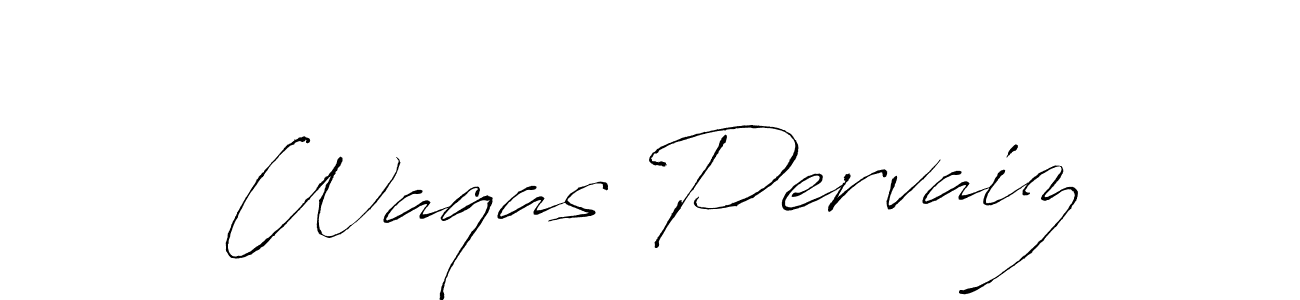 It looks lik you need a new signature style for name Waqas Pervaiz. Design unique handwritten (Antro_Vectra) signature with our free signature maker in just a few clicks. Waqas Pervaiz signature style 6 images and pictures png