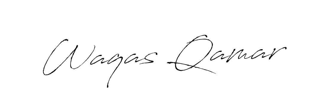 How to Draw Waqas Qamar signature style? Antro_Vectra is a latest design signature styles for name Waqas Qamar. Waqas Qamar signature style 6 images and pictures png