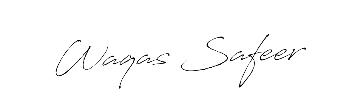 This is the best signature style for the Waqas Safeer name. Also you like these signature font (Antro_Vectra). Mix name signature. Waqas Safeer signature style 6 images and pictures png