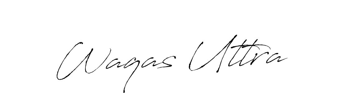 Also we have Waqas Uttra name is the best signature style. Create professional handwritten signature collection using Antro_Vectra autograph style. Waqas Uttra signature style 6 images and pictures png