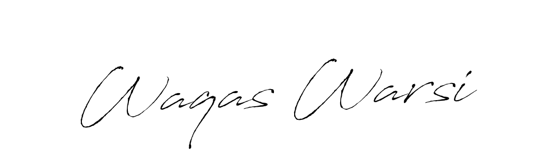 How to make Waqas Warsi signature? Antro_Vectra is a professional autograph style. Create handwritten signature for Waqas Warsi name. Waqas Warsi signature style 6 images and pictures png