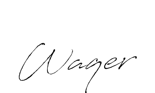 Best and Professional Signature Style for Waqer. Antro_Vectra Best Signature Style Collection. Waqer signature style 6 images and pictures png