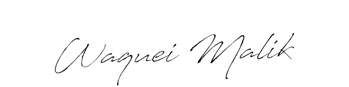 How to make Waquei Malik signature? Antro_Vectra is a professional autograph style. Create handwritten signature for Waquei Malik name. Waquei Malik signature style 6 images and pictures png