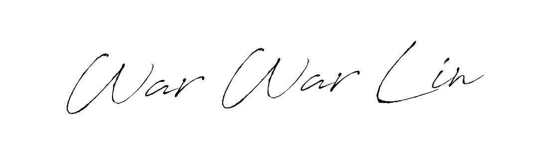 Once you've used our free online signature maker to create your best signature Antro_Vectra style, it's time to enjoy all of the benefits that War War Lin name signing documents. War War Lin signature style 6 images and pictures png