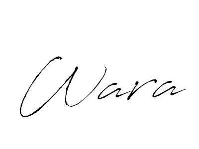How to make Wara signature? Antro_Vectra is a professional autograph style. Create handwritten signature for Wara name. Wara signature style 6 images and pictures png