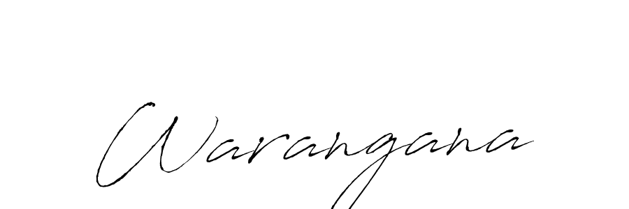 Make a beautiful signature design for name Warangana. With this signature (Antro_Vectra) style, you can create a handwritten signature for free. Warangana signature style 6 images and pictures png