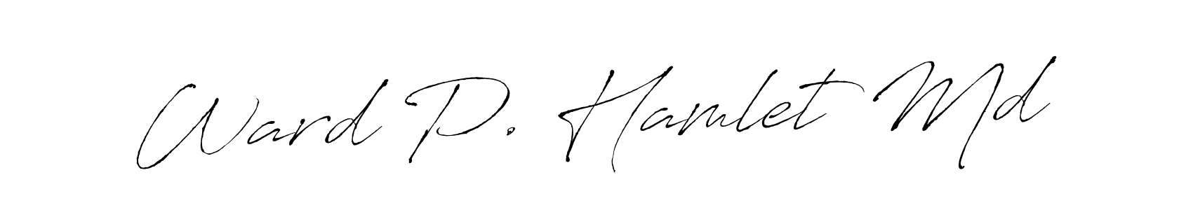 Ward P. Hamlet Md stylish signature style. Best Handwritten Sign (Antro_Vectra) for my name. Handwritten Signature Collection Ideas for my name Ward P. Hamlet Md. Ward P. Hamlet Md signature style 6 images and pictures png