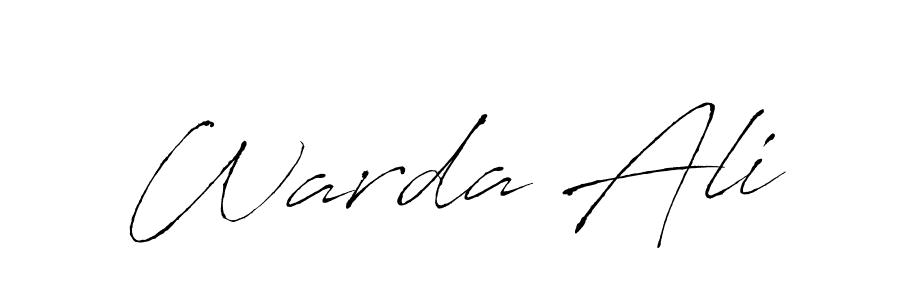 Similarly Antro_Vectra is the best handwritten signature design. Signature creator online .You can use it as an online autograph creator for name Warda Ali. Warda Ali signature style 6 images and pictures png