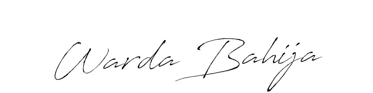 How to Draw Warda Bahija signature style? Antro_Vectra is a latest design signature styles for name Warda Bahija. Warda Bahija signature style 6 images and pictures png