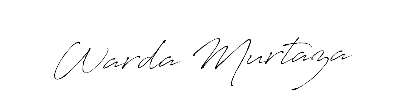 Create a beautiful signature design for name Warda Murtaza. With this signature (Antro_Vectra) fonts, you can make a handwritten signature for free. Warda Murtaza signature style 6 images and pictures png