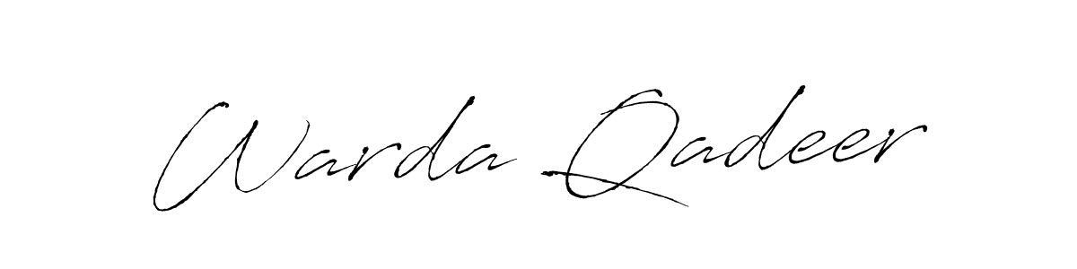 Similarly Antro_Vectra is the best handwritten signature design. Signature creator online .You can use it as an online autograph creator for name Warda Qadeer. Warda Qadeer signature style 6 images and pictures png