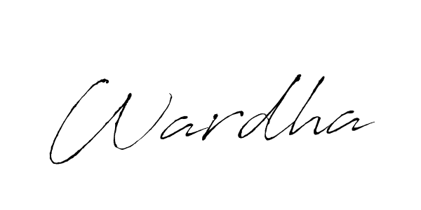 Make a beautiful signature design for name Wardha. Use this online signature maker to create a handwritten signature for free. Wardha signature style 6 images and pictures png