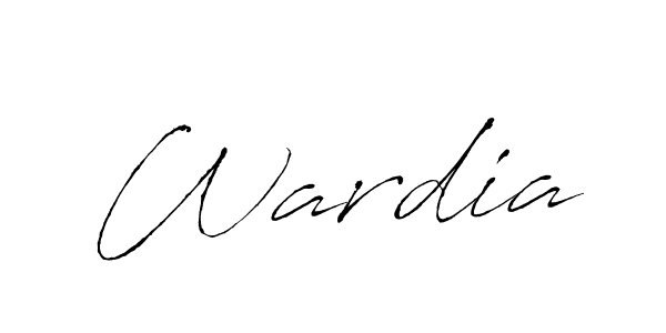 Also we have Wardia name is the best signature style. Create professional handwritten signature collection using Antro_Vectra autograph style. Wardia signature style 6 images and pictures png