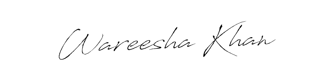 Also You can easily find your signature by using the search form. We will create Wareesha Khan name handwritten signature images for you free of cost using Antro_Vectra sign style. Wareesha Khan signature style 6 images and pictures png
