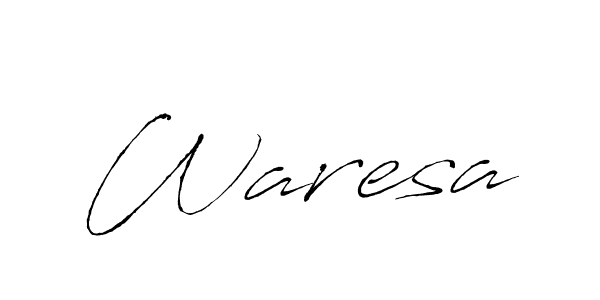 Also You can easily find your signature by using the search form. We will create Waresa name handwritten signature images for you free of cost using Antro_Vectra sign style. Waresa signature style 6 images and pictures png