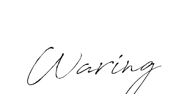 Once you've used our free online signature maker to create your best signature Antro_Vectra style, it's time to enjoy all of the benefits that Waring name signing documents. Waring signature style 6 images and pictures png