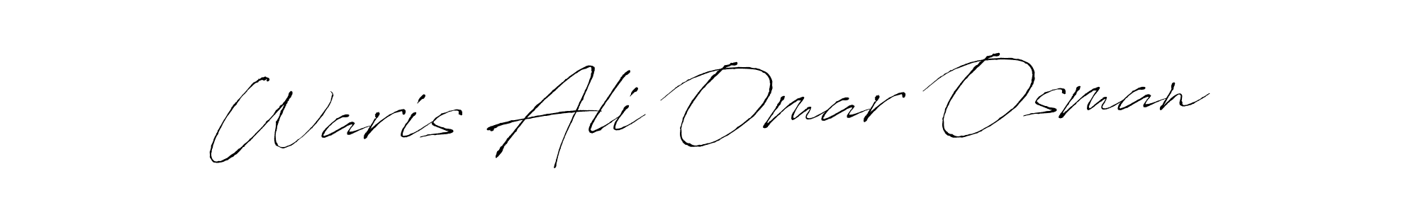 Similarly Antro_Vectra is the best handwritten signature design. Signature creator online .You can use it as an online autograph creator for name Waris Ali Omar Osman. Waris Ali Omar Osman signature style 6 images and pictures png