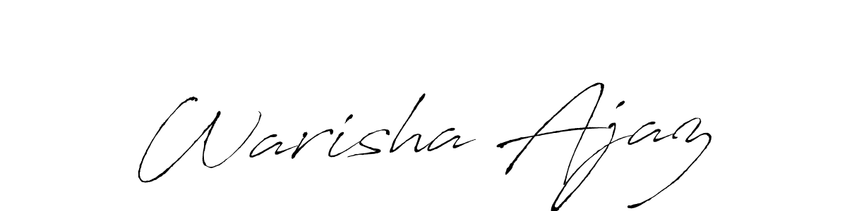 Also we have Warisha Ajaz name is the best signature style. Create professional handwritten signature collection using Antro_Vectra autograph style. Warisha Ajaz signature style 6 images and pictures png
