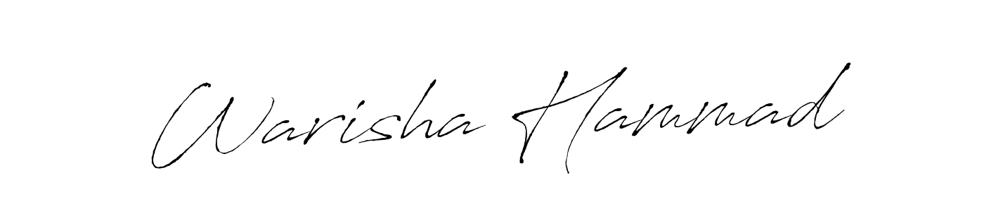 Make a short Warisha Hammad signature style. Manage your documents anywhere anytime using Antro_Vectra. Create and add eSignatures, submit forms, share and send files easily. Warisha Hammad signature style 6 images and pictures png