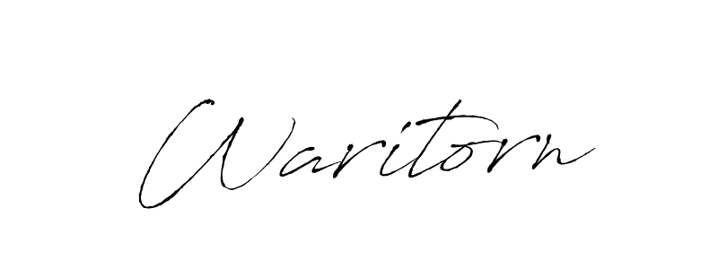 Create a beautiful signature design for name Waritorn. With this signature (Antro_Vectra) fonts, you can make a handwritten signature for free. Waritorn signature style 6 images and pictures png