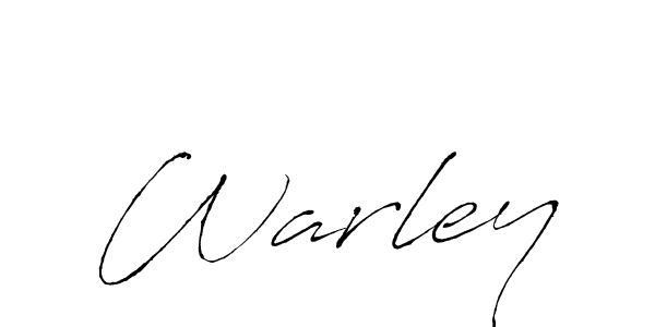 Design your own signature with our free online signature maker. With this signature software, you can create a handwritten (Antro_Vectra) signature for name Warley. Warley signature style 6 images and pictures png