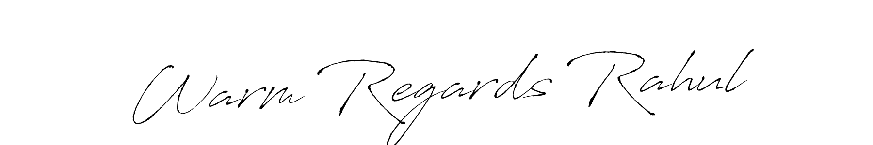 Make a short Warm Regards Rahul signature style. Manage your documents anywhere anytime using Antro_Vectra. Create and add eSignatures, submit forms, share and send files easily. Warm Regards Rahul signature style 6 images and pictures png