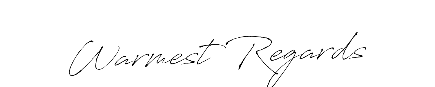 Make a beautiful signature design for name Warmest Regards. Use this online signature maker to create a handwritten signature for free. Warmest Regards signature style 6 images and pictures png