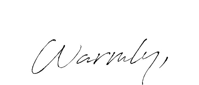 Once you've used our free online signature maker to create your best signature Antro_Vectra style, it's time to enjoy all of the benefits that Warmly, name signing documents. Warmly, signature style 6 images and pictures png