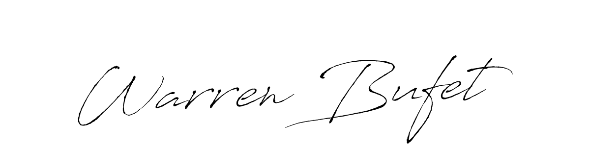 Create a beautiful signature design for name Warren Bufet. With this signature (Antro_Vectra) fonts, you can make a handwritten signature for free. Warren Bufet signature style 6 images and pictures png