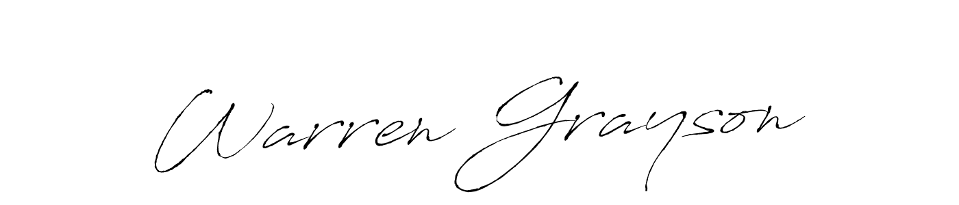 Antro_Vectra is a professional signature style that is perfect for those who want to add a touch of class to their signature. It is also a great choice for those who want to make their signature more unique. Get Warren Grayson name to fancy signature for free. Warren Grayson signature style 6 images and pictures png