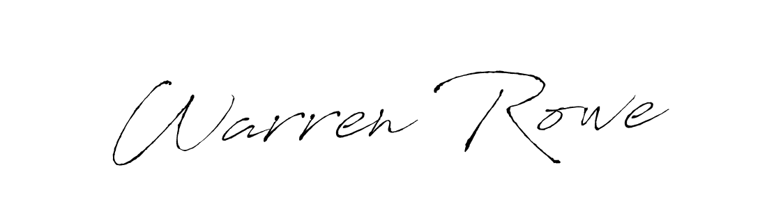 Use a signature maker to create a handwritten signature online. With this signature software, you can design (Antro_Vectra) your own signature for name Warren Rowe. Warren Rowe signature style 6 images and pictures png