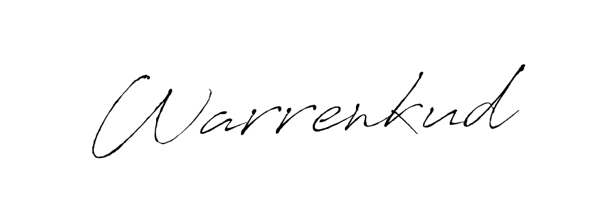 Design your own signature with our free online signature maker. With this signature software, you can create a handwritten (Antro_Vectra) signature for name Warrenkud. Warrenkud signature style 6 images and pictures png